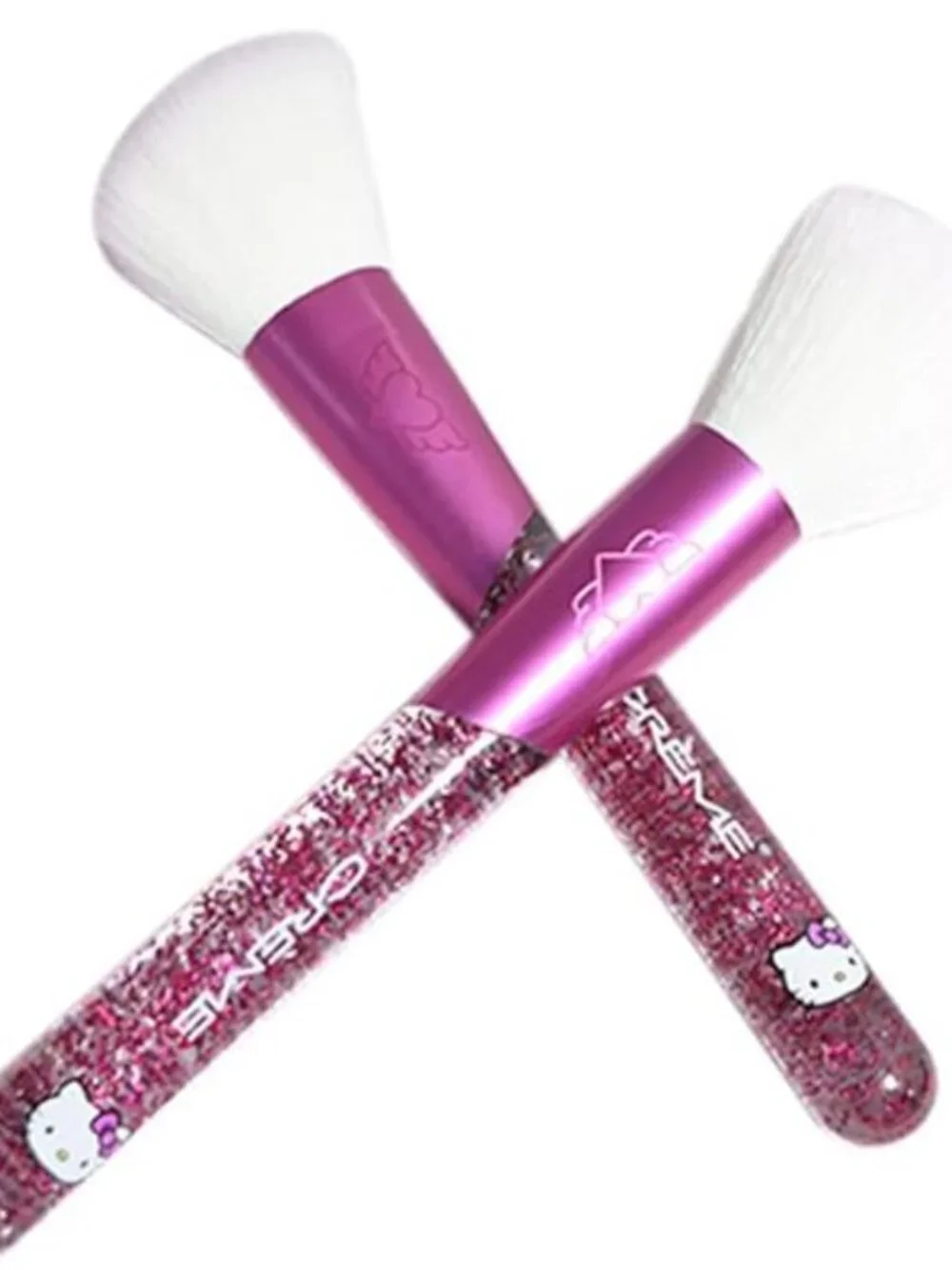 Hello Kitty Luv Wave Brush Set Kawaii Makeup Brushes Cute Sanrio Gift